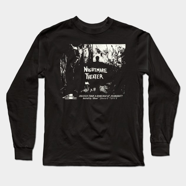 Nightmare Theater with Sammy Terry Long Sleeve T-Shirt by darklordpug